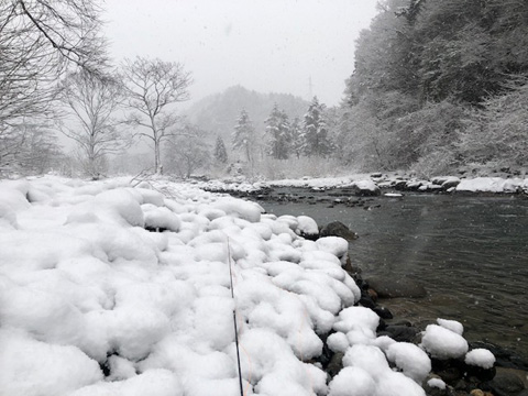 雪の蒲田川