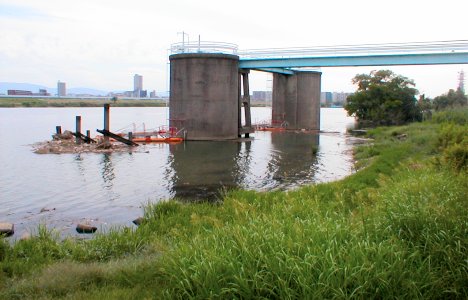 大桐取水塔浅瀬