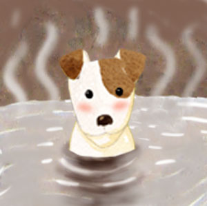 ジャックの入浴