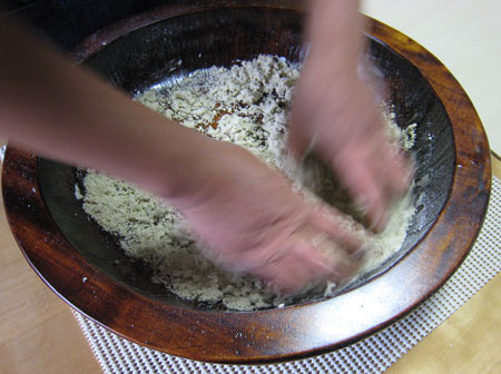 蕎麦打ち