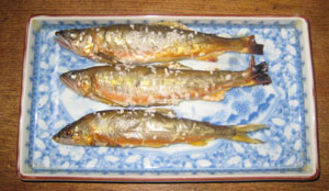 鮎の塩焼き
