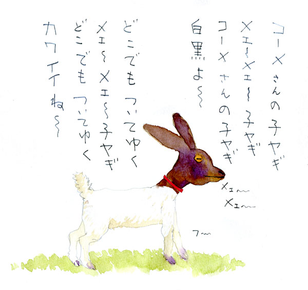 コーメさんの子ヤギ